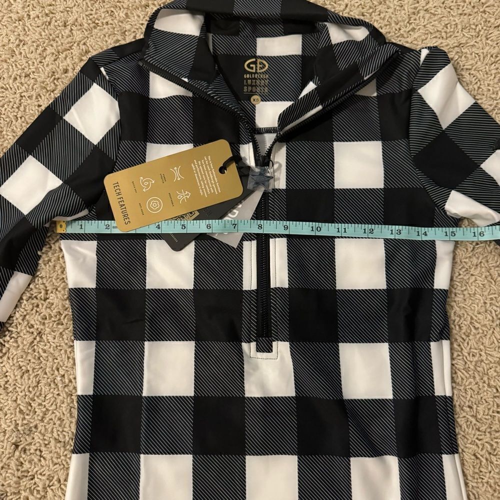 Goldbergh Woody Cabin Flannel Print Ski Pully NWT XS Base Layer - Picture 8 of 8